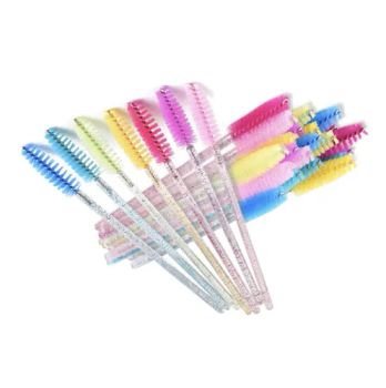Mengfan Eyelash Tools OEM China Professional Manufacturers Customize 50PCS/Bag Eyelashes Makeup Brush - Qingdao Mengfan Arts & Crafts Co., Ltd. - China