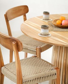 Teak Wood Dining Chair & Accent Chair Minimum Price Start From $200 Material Composition 80% Teak - Cimba Bali Exportindo - Indonesia