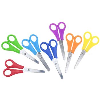 Promotional Multi Color Plastic Safety Paper Cutting Scissors for School - Ningbo Becol Stationery & Gifts Co., Ltd. - China
