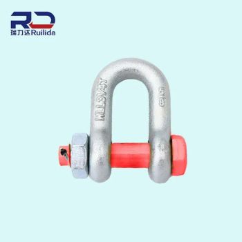 European Type Bow-Shaped Safety Shackle Heavy Duty Rigging Hardware - Taian Ruili Machinery Equipment Manufacturing Co., Ltd. - China