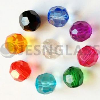 Wholesale 8mm 12mm 20mm Custom Colored Faceted Plastic Acrylic Beads for Jewelry Making - Yixing Jesn Glass Co., Ltd. - China