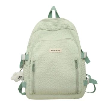 Custom Korean Girl Backpack Bubble Lattice Leisure Bag College Student Backpack - Anhui Imp. & Exp. Co., Ltd - China