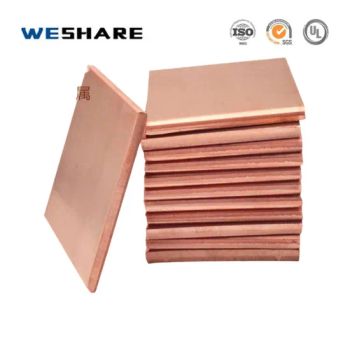 Tailor-Made Pure Copper Sheets C1100 for Electrical and Thermal Equipment Manufacturing - Hangzhou Weshare Import and Export Co., Ltd. - China