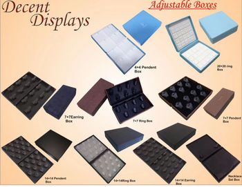 Jewellery Boxes Adjustable Fit Yes Space Efficiency High Color Options Available Price Range Rs.1100 - Rs.1650 Customizable Materials Outer And Inner - Decent Displays - India