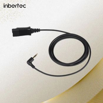 Lower Cable Bottom Lead with 3.5mm Audio Jack (3-pin) Qd Cable Telephone Headset Adapte - Xiamen Inbertec Electronic Technology Co., Ltd - China