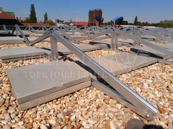 Solar Ballast Mounting System for Flat Roof Custom - Xiamen Egret Solar New Energy Technology Co., Ltd - China