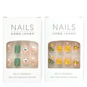 Custom Handmade False Nail Cheap Price Colorful Artificial Fake Acrylic Press on Nails Art - ESHA CO., LIMITED. - China