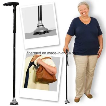 Magic Standing Folding LED Light Walking Sticks - Ningbo Finer Medical Instruments Co., Limited - China