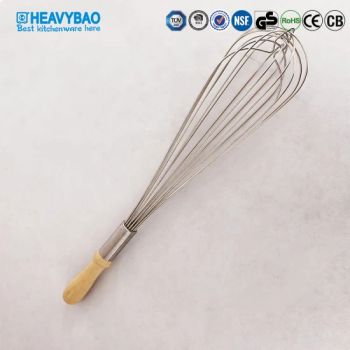 Heavybao Hot Sales Manual Egg Frother Stainless Steel Wire Kitchen Whisk Tools Egg Beater - Heavybao Commercial Kitchenware Co., Ltd. - China