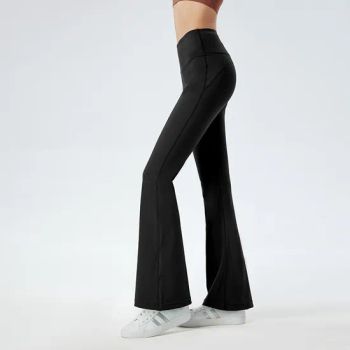 Factory Supply Attractive Price High Waisted Ropa Deportiva De Mujer Wide Leg Ladies Women s Pants Trousers Yoga Leggings - Yangzhou Smile Imp & Exp Co., Ltd. - China