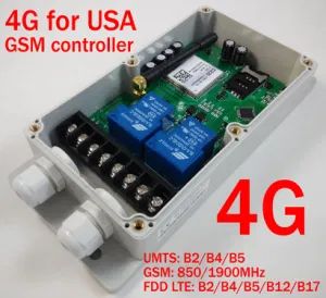GSM-CTL-4G 4G3G Wireless Remote Switch 12V 30A 220V Double Relay 100m RF Waterproof CE - Shanghai Wafer Microelectronics Co., Ltd. - China