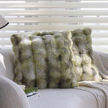 Dairui New Green Bubble Velvet Pillow Covers Thick Couch Cushions Sofa Backrest Bedroom Decor Luxury Home Textiles Wholesale - Shaoxing City Xinlan Textile CO., LTD. - China