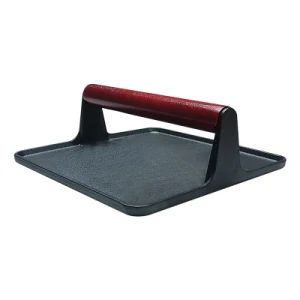 High Performance Cast Iron Steak Weight Wooden Handle Bacon Grill Hamburger Press Cooking Barbecue Tool - Hebei Debien Technology Co., Ltd. - China