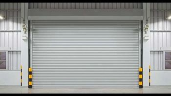 GI Color Coated Rolling Shutter Material GI Height 16 Feet Shutter Type Galvalume Control Components Remote Surface Treatment - Glowel Steelium - India