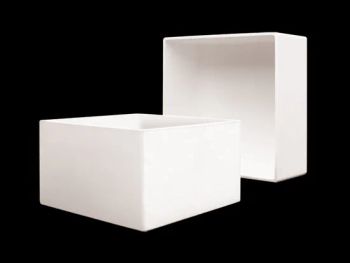 Quartz Ceramic Crucible Color White Trademark yongsin HS Code 6901000000 Type Ceramic Plate Min. Order: 1 Piece Port: Qingdao, - LIANYUNGANG YONGSIN QUARTZ CO., LTD. - China