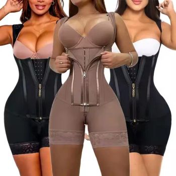 High Compression Tummy Tucker Fajas Shapewear Postpartum Belly Flat Sheath Strong Waist Trainer Shaper Colombian Girdle Shaper - Handan Wuxin Medical Devices Co., Ltd. - China
