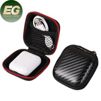 Ea188 Earbud Accessories Cases Professional Carrying Ear Pod Bluetooth Holder Cover Storage Earpod Women for Headphone Luxury EVA Zipper Earphone Case - Guangzhou Evergreen Leather Goods Co., Ltd. - China