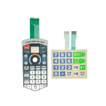 Low-Profile User Interfaces Polycarbonate Mount Capacitive Membrane Keyboard for Temperature and Process Controllers - Xiamen Xinbixi Electronic Technology Co., Ltd - China