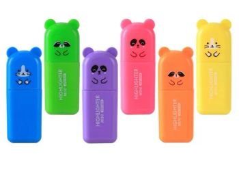 High Quality Colorful Bear Shape Students Mark Emphasis Highlighters Set - Ningbo East Wonder Import and Export Co., Ltd - China