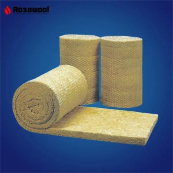 Green Thermal Insulation Materials Rock Wool Insulation Blanket Roll for Sale - Rosewool Insulation Refractory Co., Ltd. - China