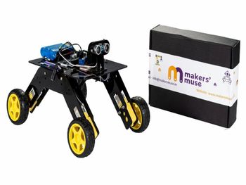 Digital Four Wheel Robotic Diy Kit, For Educational Type Robotic Maximum Load 500g Interface Bluetooth Battery Lithium - Sarga Additive Manufacturing Private Limited - India