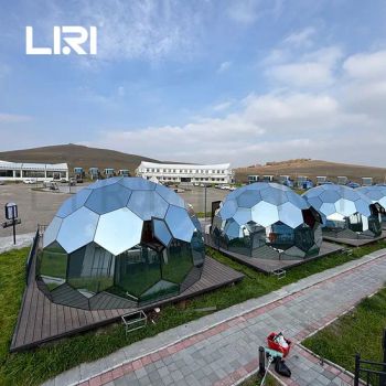 Outdoor Luxury Tempered Glamping Geodesic Event Glass Dome Tent for Resort - Liri Architecture Technology (Guangdong) Co., Ltd. - China