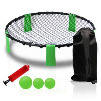China Munufacture High Quality Outdoor Team Sports with 3 Balls Volleyball Net PVC Beach Volleyball Game Set - Ningbo XiaoChuang Crafts Co., Ltd. - China