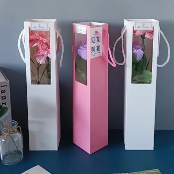 Wholesale Medium Flower Boxes with Foam Velvet Rose Box Fashion Flower Gift Packaging Cardboard Boxes for Flowers - Dongguan Miao Xin Craft Co., Ltd. - China
