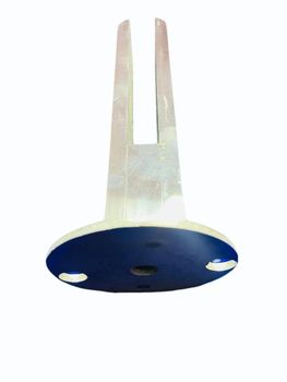 6 Inch Stainless Steel Glass Spigot, 5 mm Color Silver Grade SS 304 Height 6 Inch Thickness 5 mm Usage/Application - Puja Steel - India