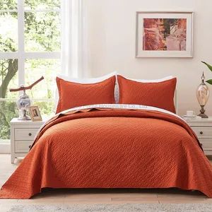 Microfiber Duvet Cover Set King Size Soft Olive Geometric 100% Polyester Waterproof 15D MOQ100 - Ningbo Prime Houseware Co., Ltd. - China