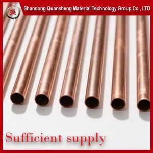 Durable Ofhc Copper Tubes for Electronics, 6mm to 108mm Grade T2 MOQ 10kg Color Red State Soft Length 1-6m Shape Round Hardness - Shandong Quansheng Material Technology Group Co., LTD - China