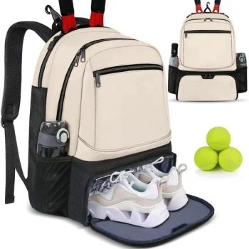 Stylish Unisex Tennis Pickleball Badminton Padel Racket Paddle Bag Insulated Pocket Ventilated Shoe Compartment Sporty Functional Sport Handbag Backpack Bag - Shenzhen Anxun Technology Co., Ltd. - China