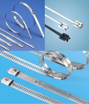 Cable Tie Attachment Type Ear Clamps Coating Stainless Steel Coated Lock Type Self Locking Ball Lock Included Accessories Cable Tie - Rex Cable Ties - India