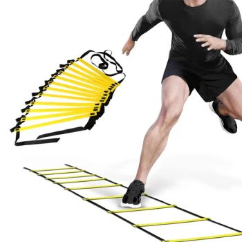 Nylon Straps Training Ladders Agility Speed Ladder Stairs for Soccer Football Speed Ladder Fitness Equipment - HEFEI MERRYBODY SPORTS CO., LTD. - China