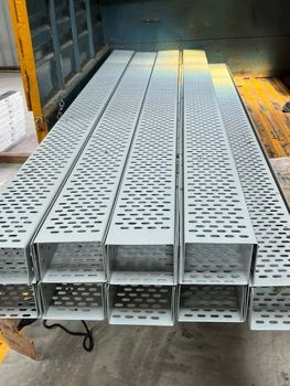 Hot Dip Gi Ladder Type Cable Tray Type Perforated Thickness 1.6 mm Shape Rectangular Tray Width 150 mm Tray Length 2500 - Evolution Enterprises - India
