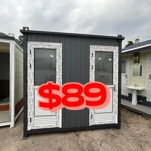 Wholesale Cheap Price Portable Chemical Toilet Mobile Movable Portable Toilet for Sale - Guangzhou Zhonglian Steel Structure Co., Ltd. - China