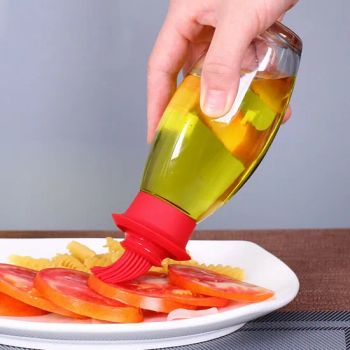 Silicone Oil Bottle Brush Oil Brush BBQ Grill Brush Volume 226ml Trademark HiKing HS Code 39241000 Model NO. HK-2236 Specification FDA - Hiking Industry Co., Limited - China