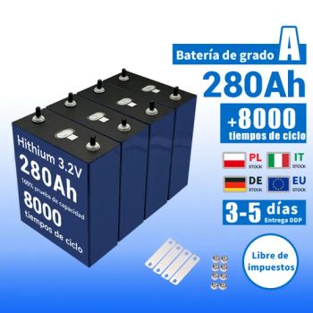 Hithium 3.2V 280ah LiFePO4 Prismatic Cell 10000+ Deep Cycles for Solar & Industrial Energy Storage Systems 280ah 314ah 320ah 340ah - Shenzhen Hengwangda New Energy Technology Co., Ltd. - China