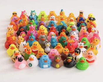 2" Bulk Floater Rubber Ducks for Kids - Baby Bath Toy Assortment - YIWU JINYE IMPORT AND EXPORT CO., LTD - China