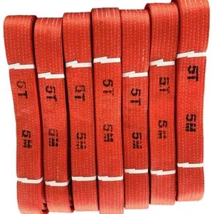 High Capacity Polyester Flat Webbing Sling for Heavy Lifting - Jiangsu Gostern Rigging Co., Ltd. - China