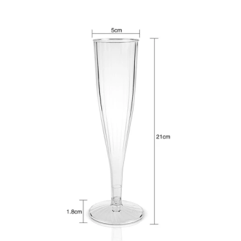 Plastic Champagne Cup Drinking Vessel Designed to Hold Champagne or Other Wines - Jiangxi Sanchan Fusion Plastic Products Co., Ltd. - China