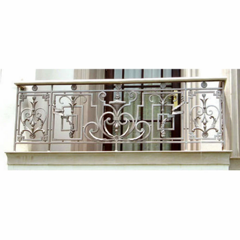 Silver Stainless Steel Balcony Railing Color Silver Height 3 Feet Construction Sturdy Mounting Type Balcony Material Stainless - Stone Ply And Doors - India