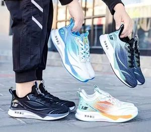 Men Rubber Soles Fashion Air Sneakers Custom Walking Style Breathable Sports Shoes - Quanzhou Xinpu Trading Co., Ltd. - China