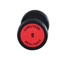 Home Free Weight Lifting Dumbbell Free Weights Fitness Accessories Gym Rubber Dumbbell - Shandong Minolta Fitness Equipment Co., Ltd - China