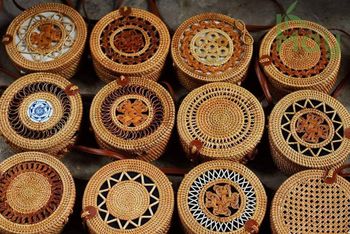 HOT SELLING Eco Friendly Rattan Bag | Natural Handcrafted Woven Bag for Summer Vacation - BLUE LOTUS FARM - Vietnam