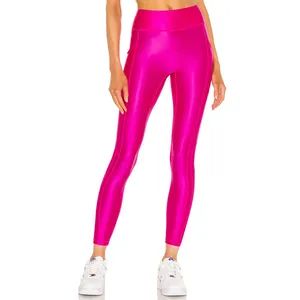OEM Recycled Nylon Tummy Control Sheen Finish Sweat Wicking Womens Yoga Leggings - Dongguan Minghang Garments Co., Ltd. - China