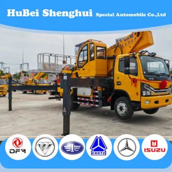 Mini Dongfeng Hydraulic Truck Mounted 26 Meters 26m Aerial Bucket Truck High Altitude Operation Truck - Hubei Shenghui Special Automobile Co., Ltd. - China