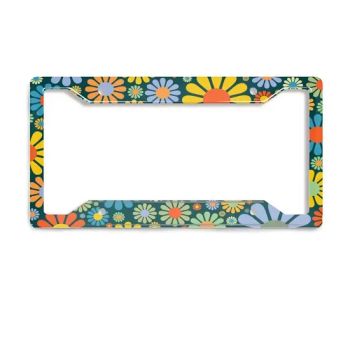 Wholesale Printing Aluminum Embossed Logo USA Canada Universal Car Number Metal Custom License Plate Frames - Xiamen Homer Trading Co., LTD - China
