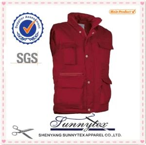Wholesale OEM Service Winter Men's Cotton Padded Quilted Vest - Shenyang Sunnytex Apparel Co., Ltd. - China