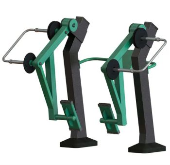 SGS Certificated Outdoor Fitness Equipment Rear Kick with Optional Color - Dezhou Kasung Fitness Equipment Co., Ltd. - China